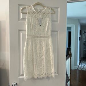 White lace dress